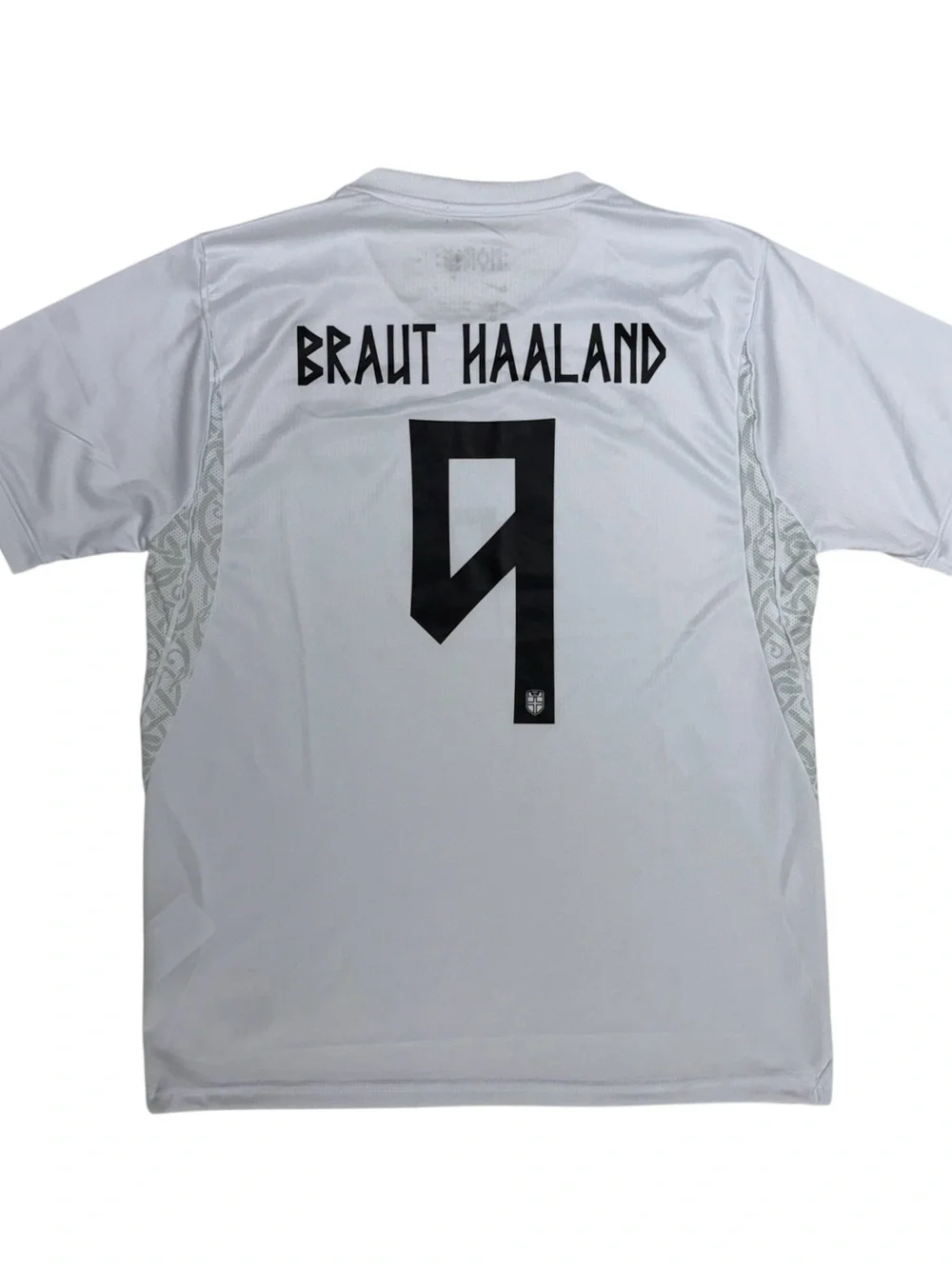 Norway Haaland Soccer Jersey Mens Large White World Cup National Football Team 9